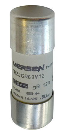 Mersen 100A FF Cartridge Fuse, 22 x 58mm