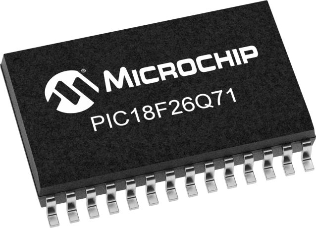 Microchip PIC18F26Q71-I/SO, 8 bit PIC18, PIC18F Microcontroller, 64 MHz, 64kB FLASH, 28-Pin SOIC