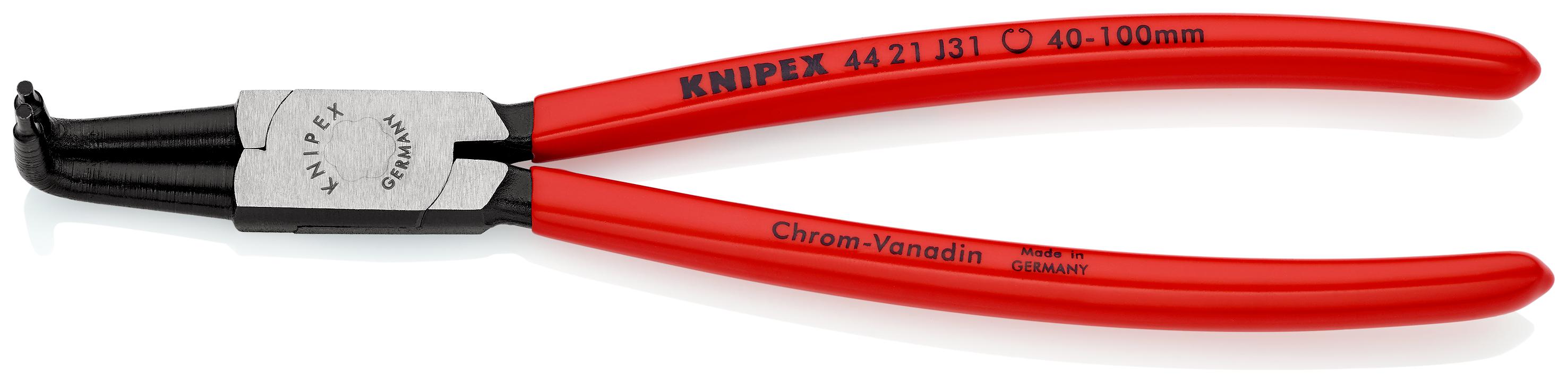 Knipex 44 21 J31 Pliers, 215 mm Overall, Straight Tip