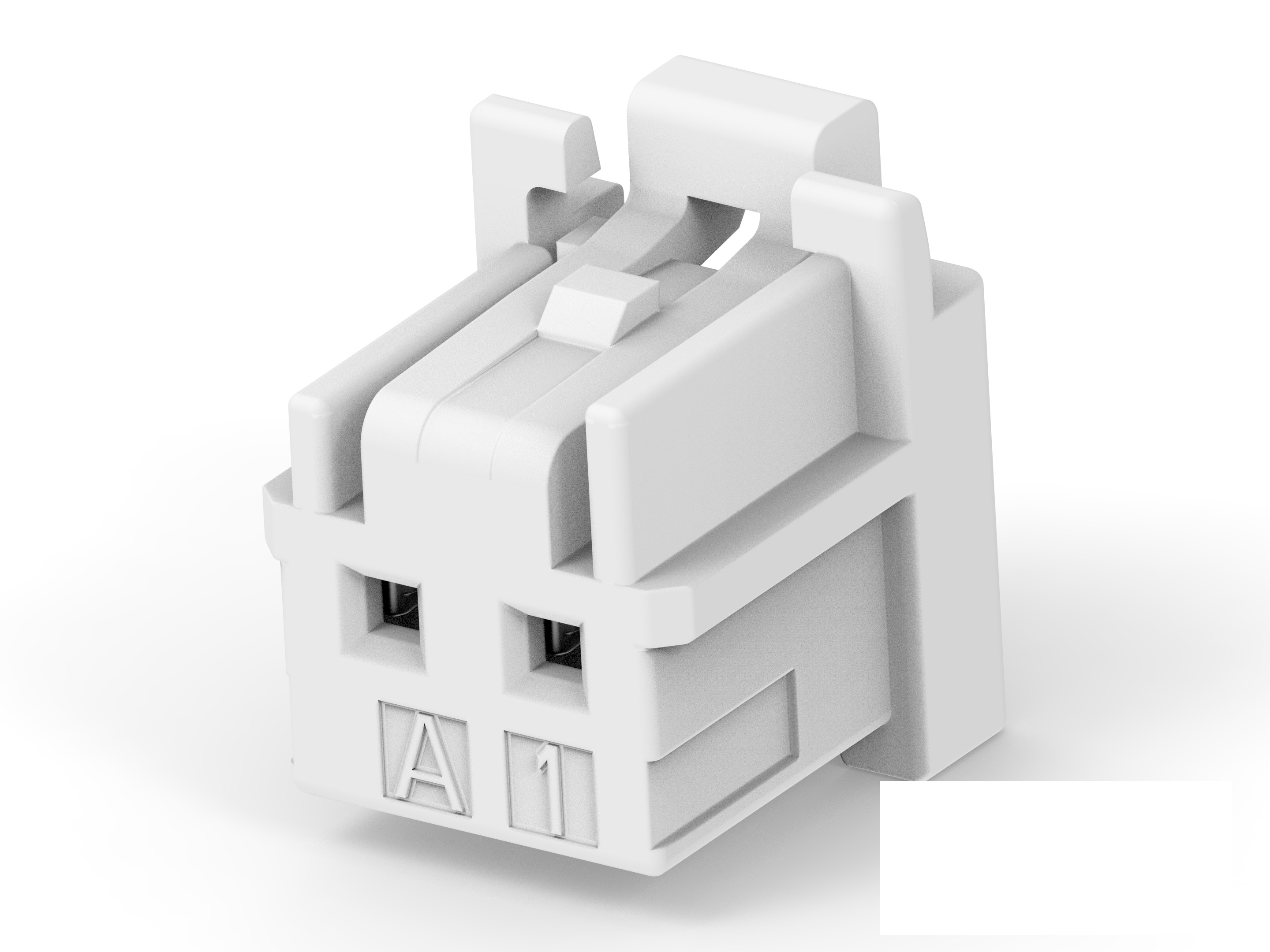 TE Connectivity, SGI2.0 Plug Connector Housing, 2mm Pitch, 2 Way, 1 Row Vertical