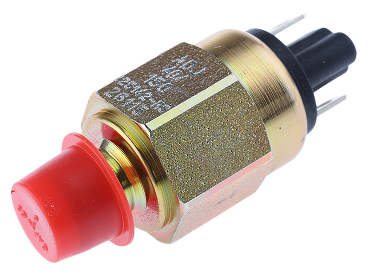 Gems Sensors Pressure Switch, 40psi Min, 150psi Max, SPST-NC Output