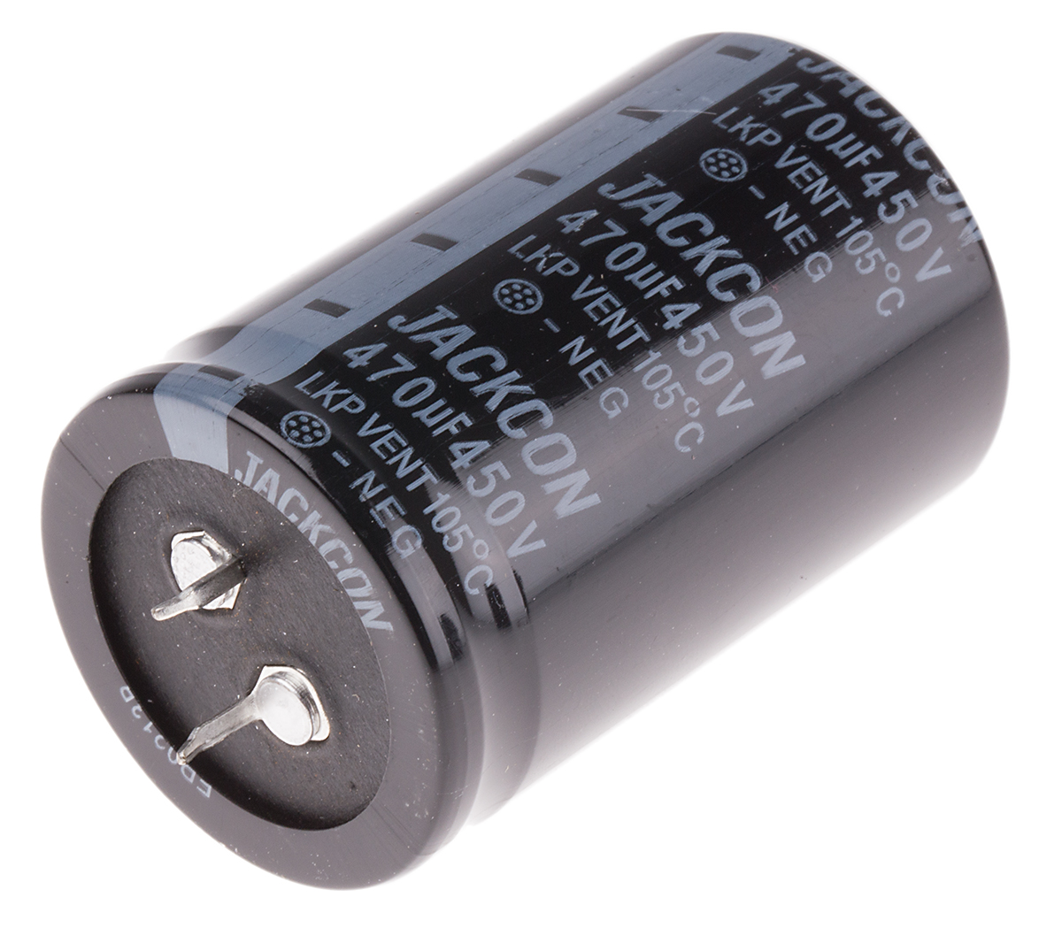 RS PRO 470μF Aluminium Electrolytic Capacitor 450V dc, Snap-In