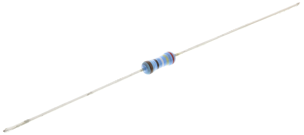 Vishay MBB0207 Series Axial Thin Film Fixed Resistor 249Ω ±1% 0.6W ±50ppm/°C