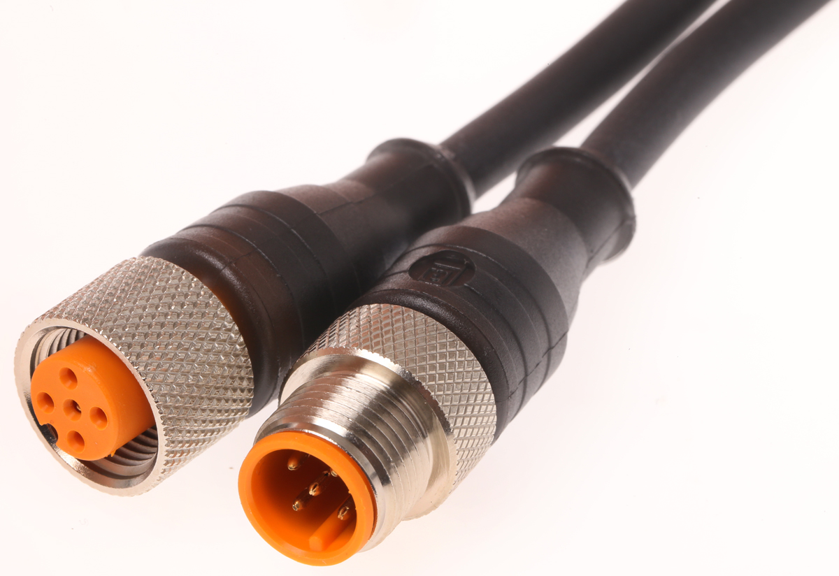 Lumberg Automation Male 34 way M12 to Female 34 way M12 Sensor Actuator Cable