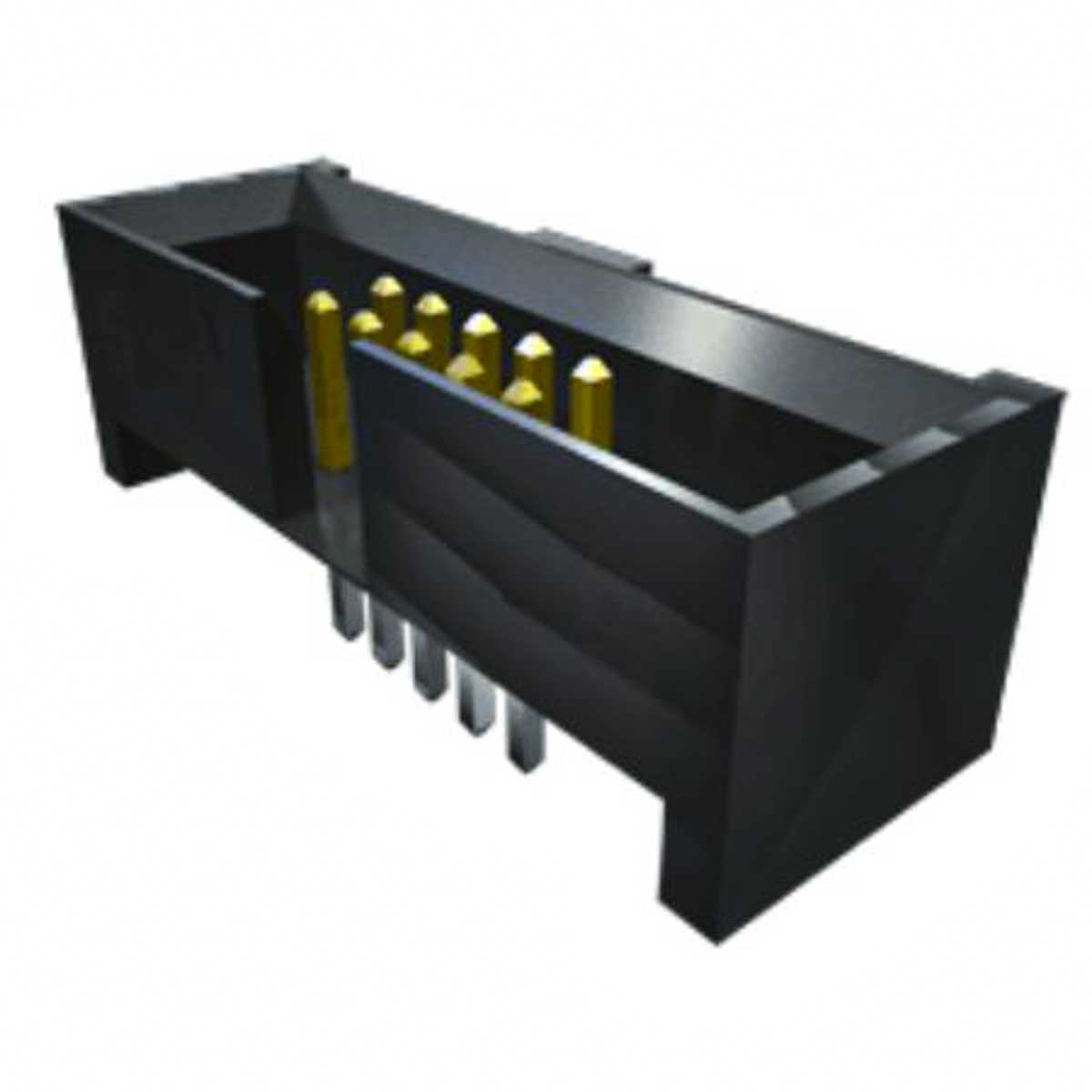 Samtec ESHF Series Right Angle Surface PCB Header, 40 Contact(s), 1.27 mm Pitch, 2 Row, Shrouded