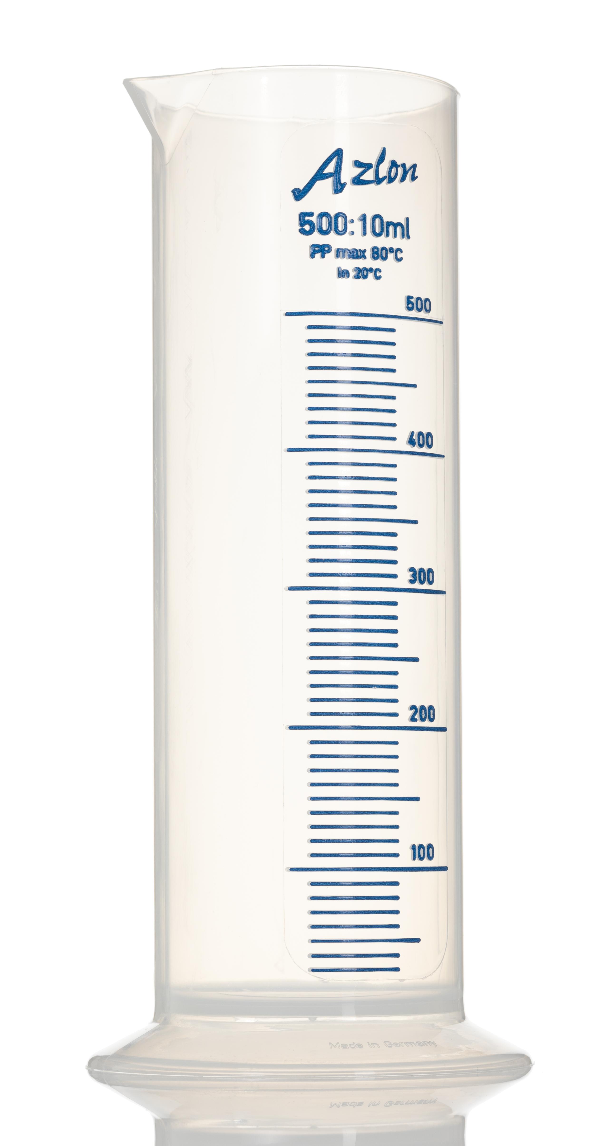 RS PRO PP Measuring Cylinder, 500ml