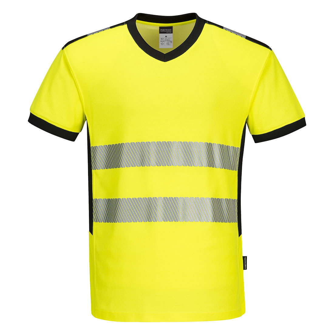 Portwest PW310 Yellow/Black Unisex Hi Vis T-Shirt