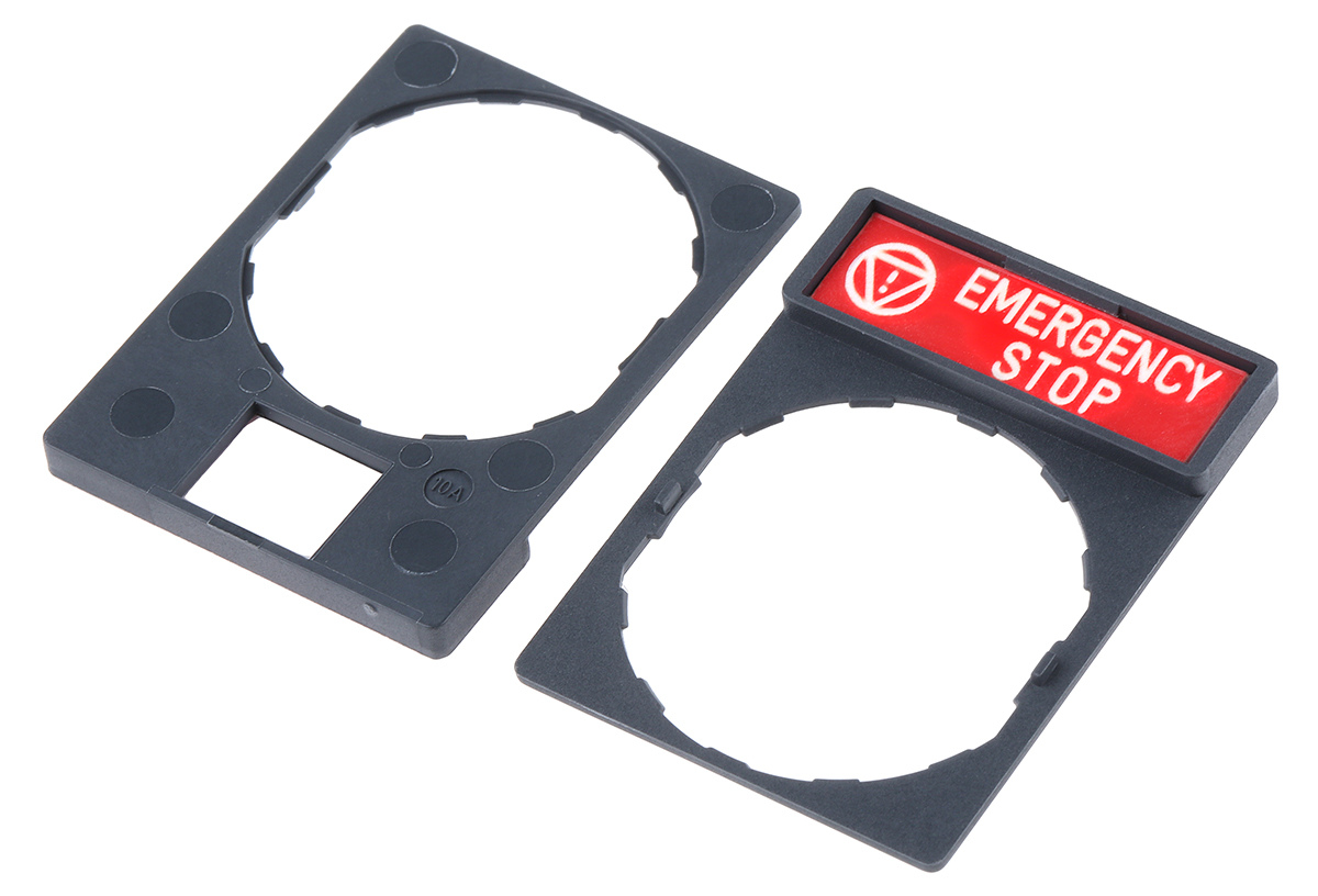 Schneider Electric Harmony XB Legend Plate for use with Various
