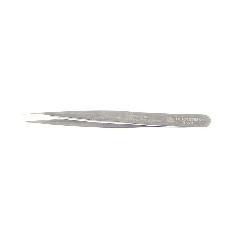 Bernstein 120 mm, Stainless Steel, Pointed, Tweezer