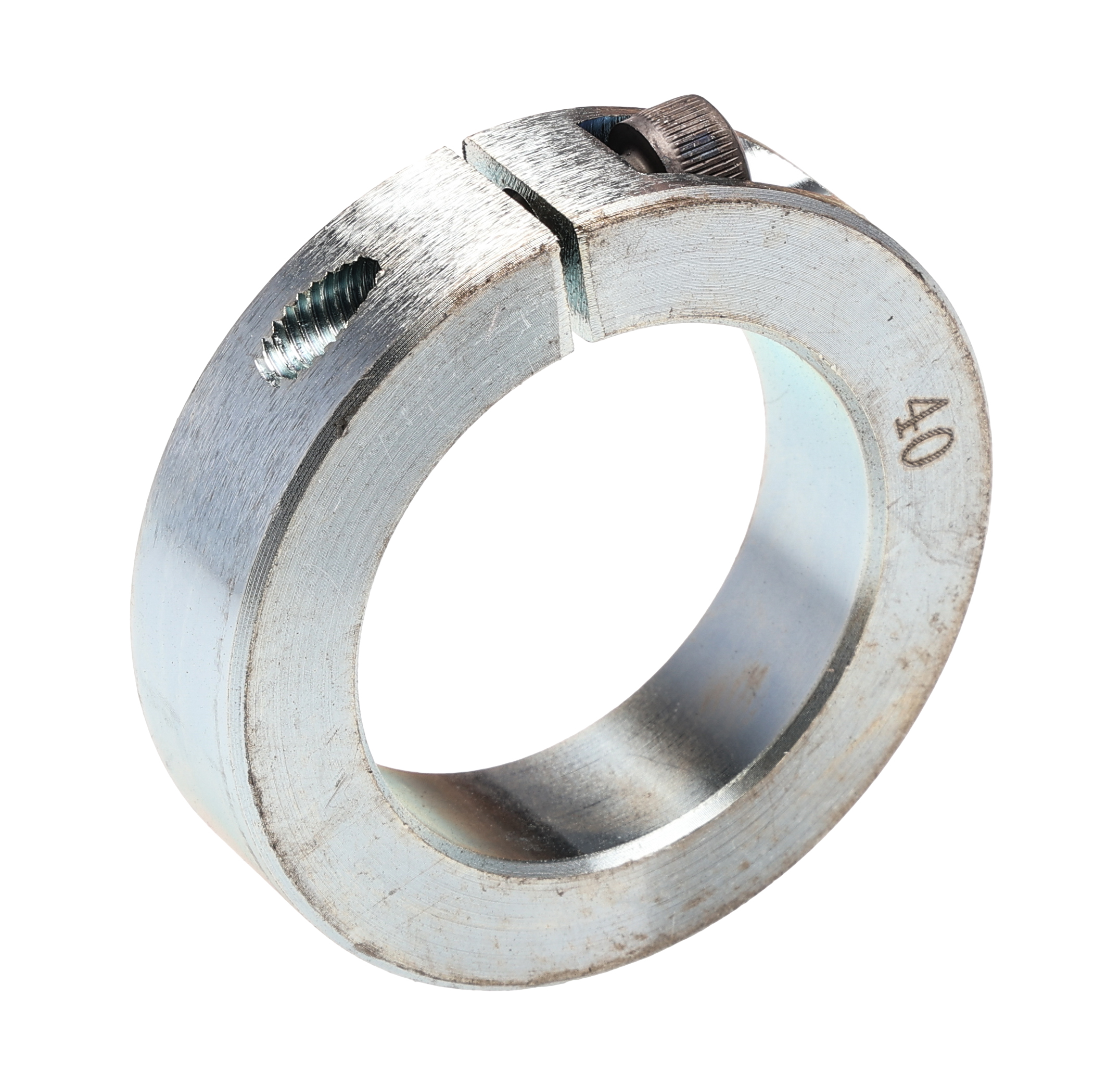 RS PRO Shaft Collar, One Piece, Clamp Screw, Bore 40mm, OD 60mm, W 15mm, Steel
