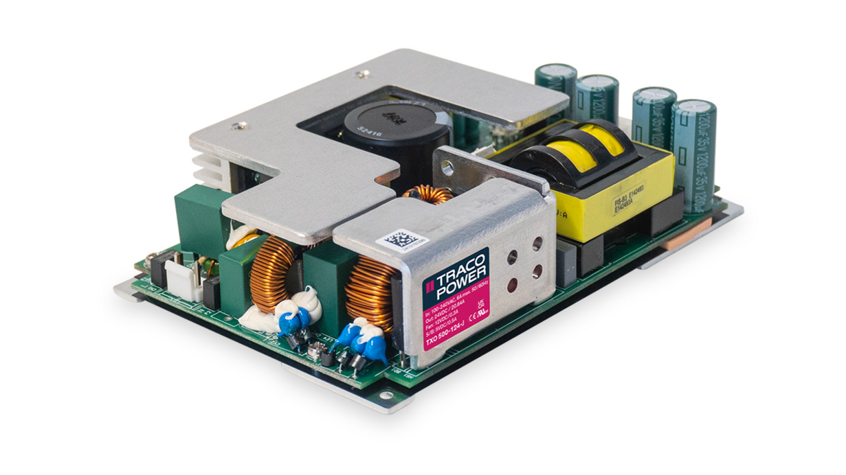 TRACOPOWER, AC/DC Converter, 56 V, 11.04 V 16-Pin, Open Frame TXO 500-115-J