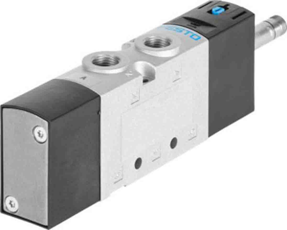 Festo 5/2 Monostable Solenoid Valve - Electrical G 1/8 VUVS Series, 575679