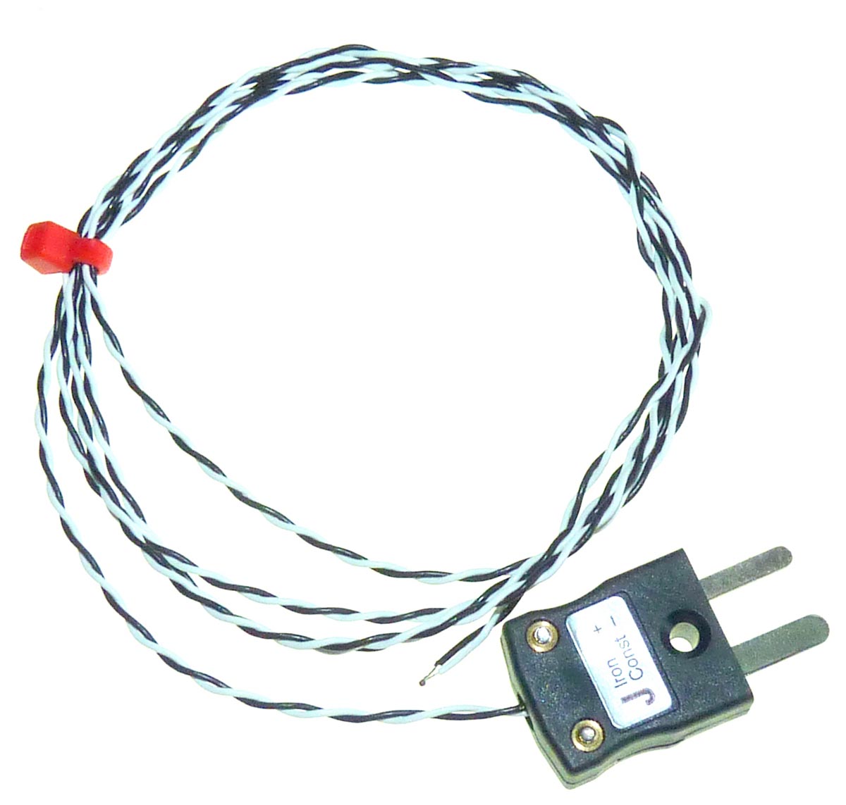 RS PRO Type J Exposed Junction Thermocouple 2m Length, 1/0.5mm Diameter → +250°C