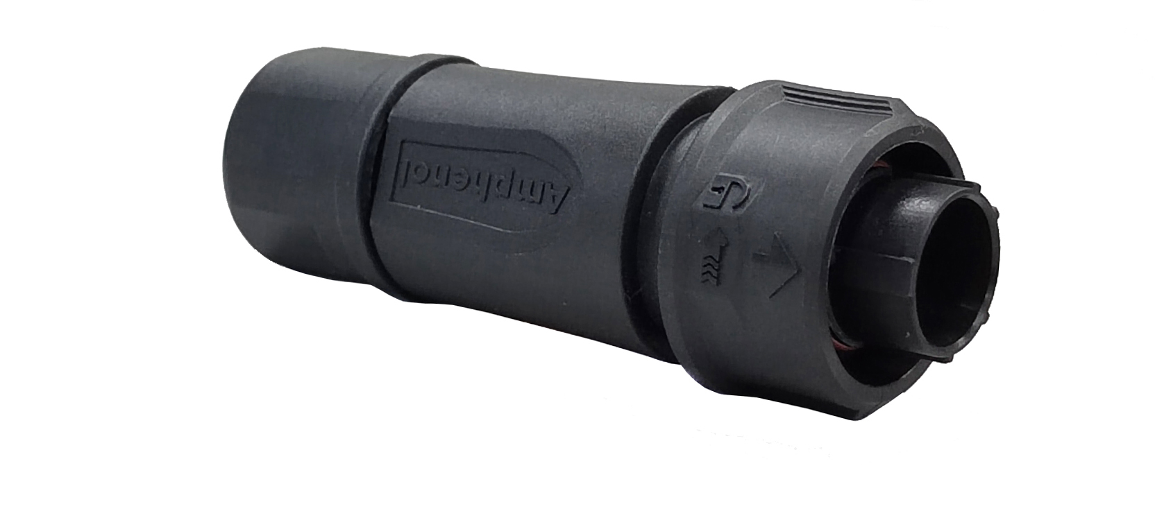 Amphenol Industrial Circular Connector, 4 Contacts, Cable, M10 Connector, Plug, Male, IP69K, Ecomate AQUARIUS Series