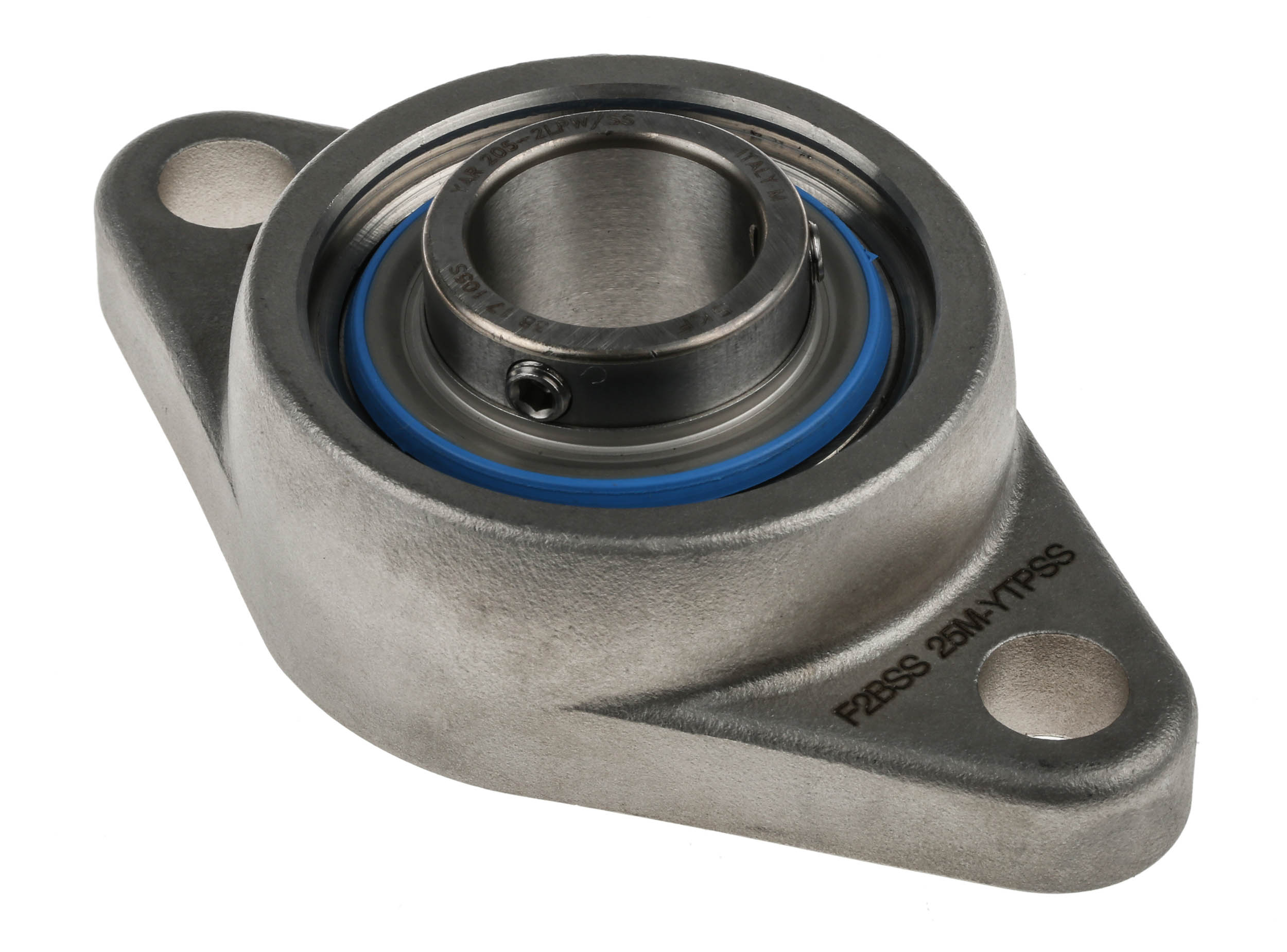 2 Hole Flange Bearing Unit, F2BSS 25M-YTPSS, 25mm ID