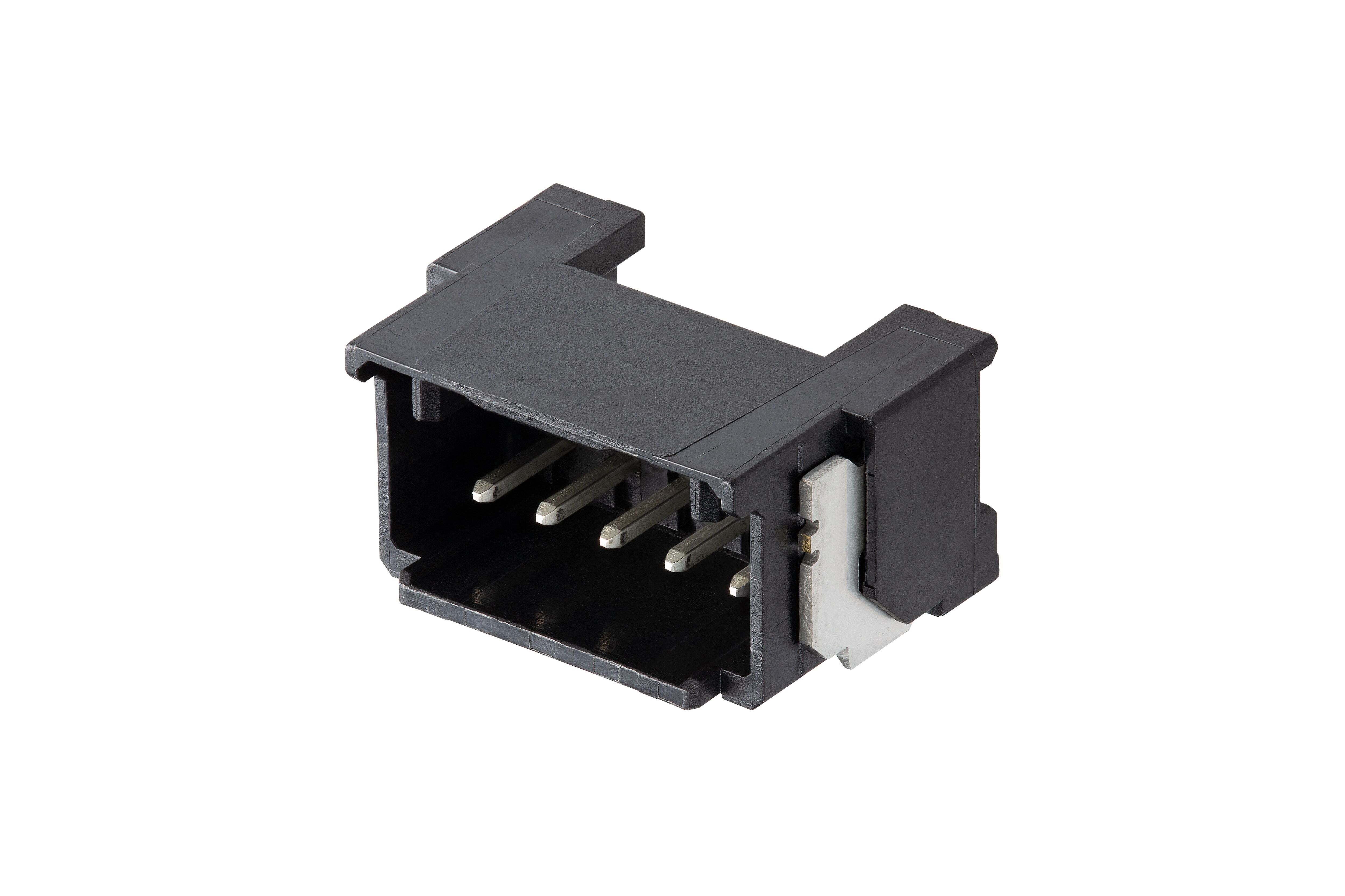 Molex Micro-One Series Right Angle Surface PCB Header, 6 Contact(s), 2 mm Pitch, 1 Row, Shrouded