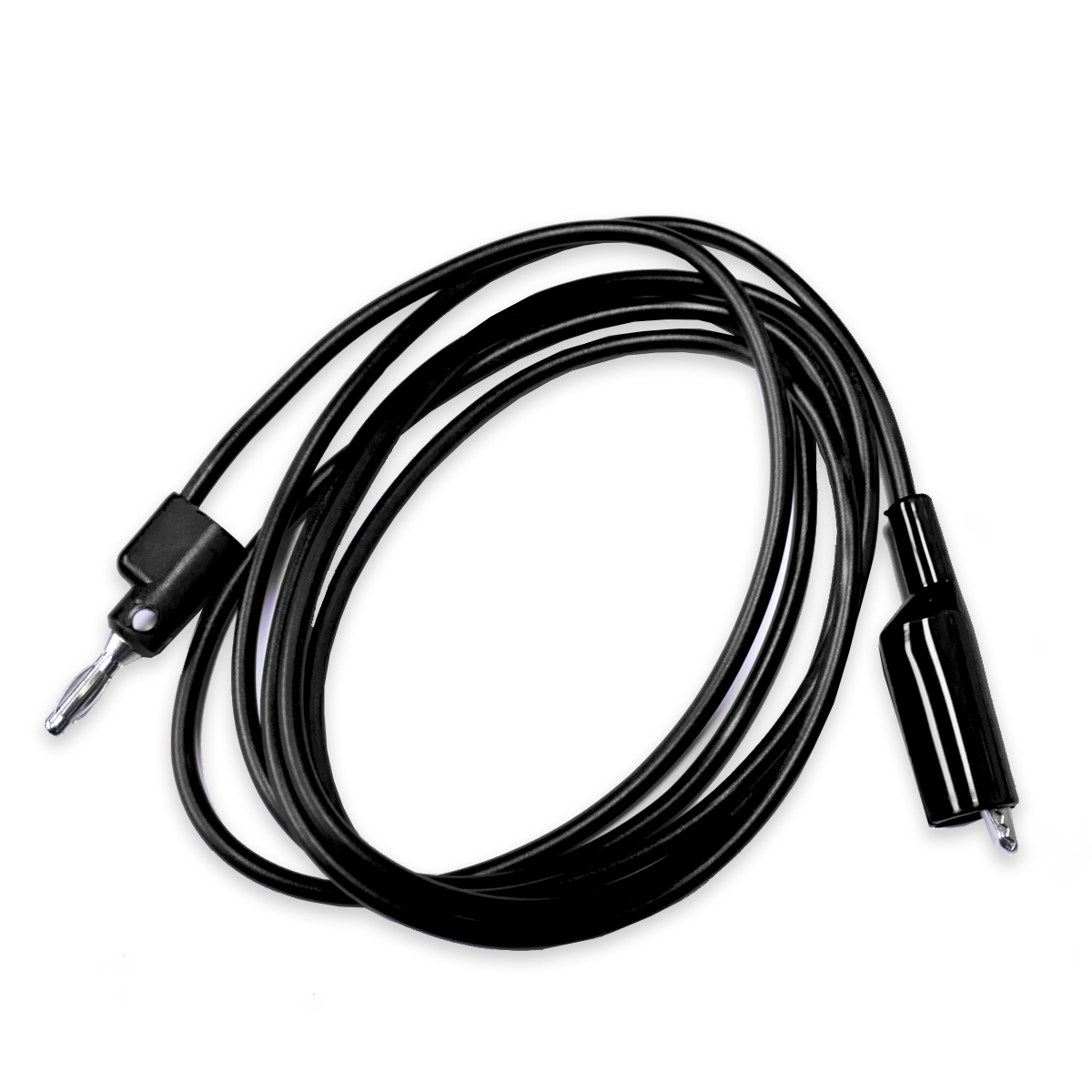 Mueller Electric Test Leads, 10A, 1kV, Black, 48in Lead Length