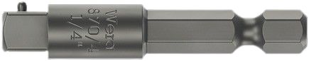Wera 1/4 in, 3/8 in Square Adapter, 100 mm Overall
