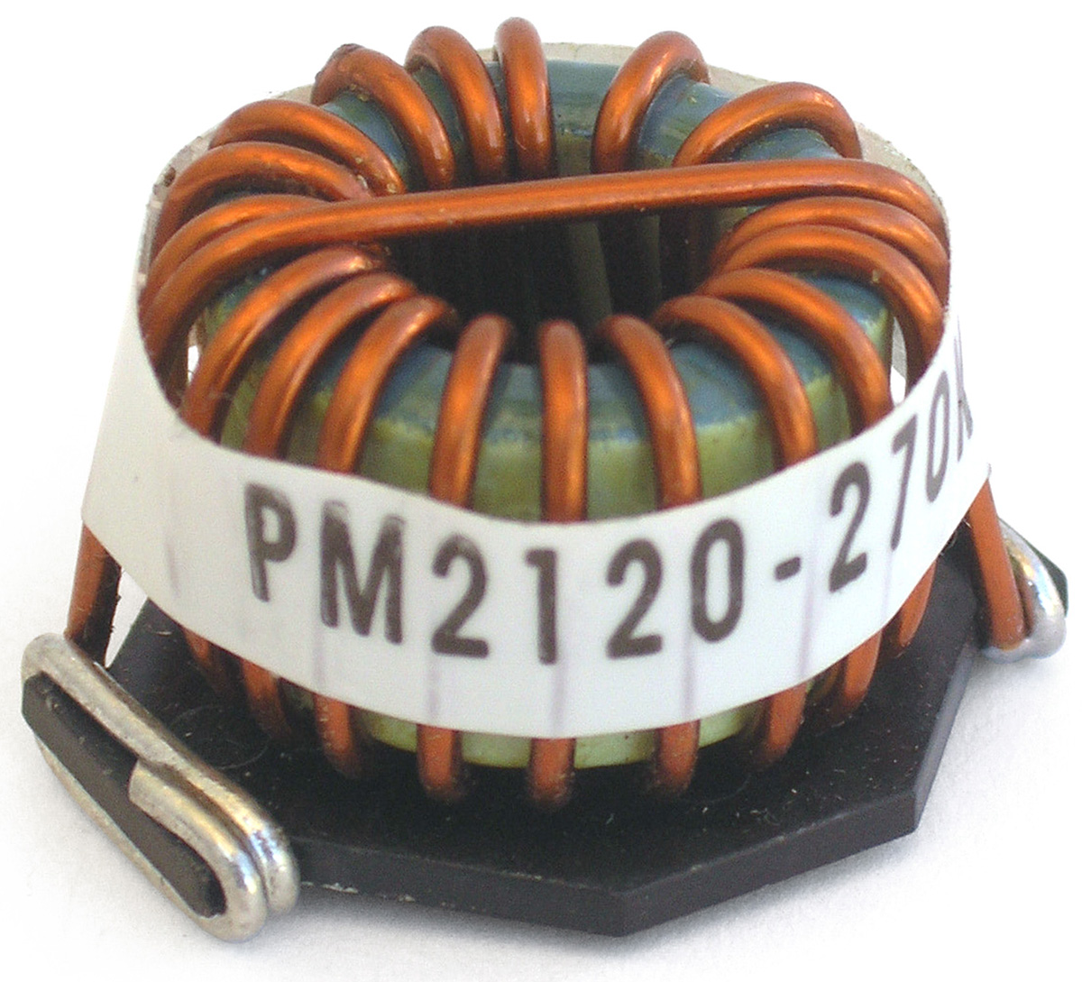 Bourns, PM2120, Surface Mount Wirewound Surface Mount Inductor with a Iron Core, 120 μH Wirewound ±10 % 5.8 A Idc