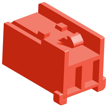 TE Connectivity, Grace Inertia Male Connector Housing, 2.5mm Pitch, 2 Way, 1 Row