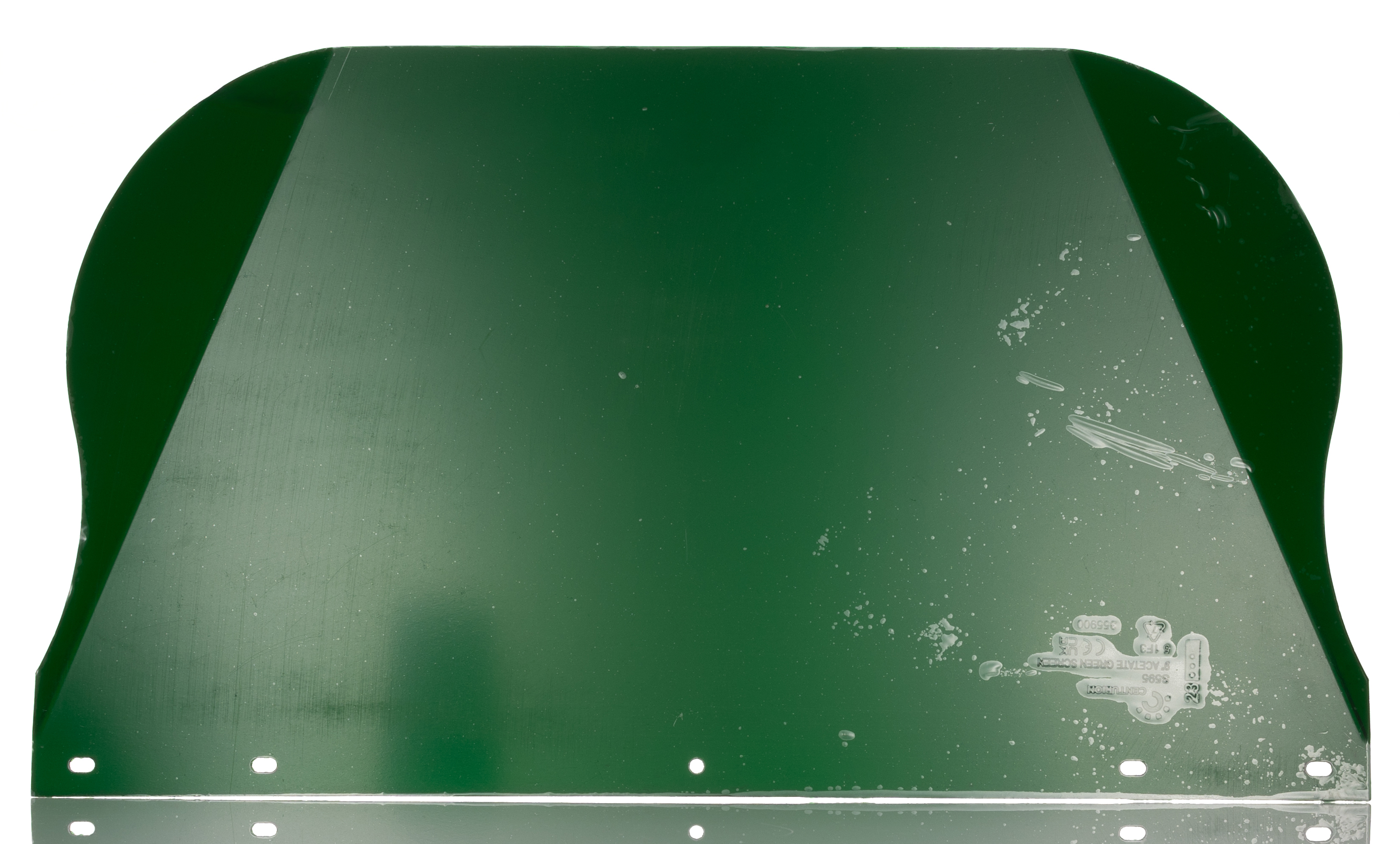 Centurion Safety Green Flip Up Acetate Face Shield with Face Guard , Resistant To Chemical Splashes