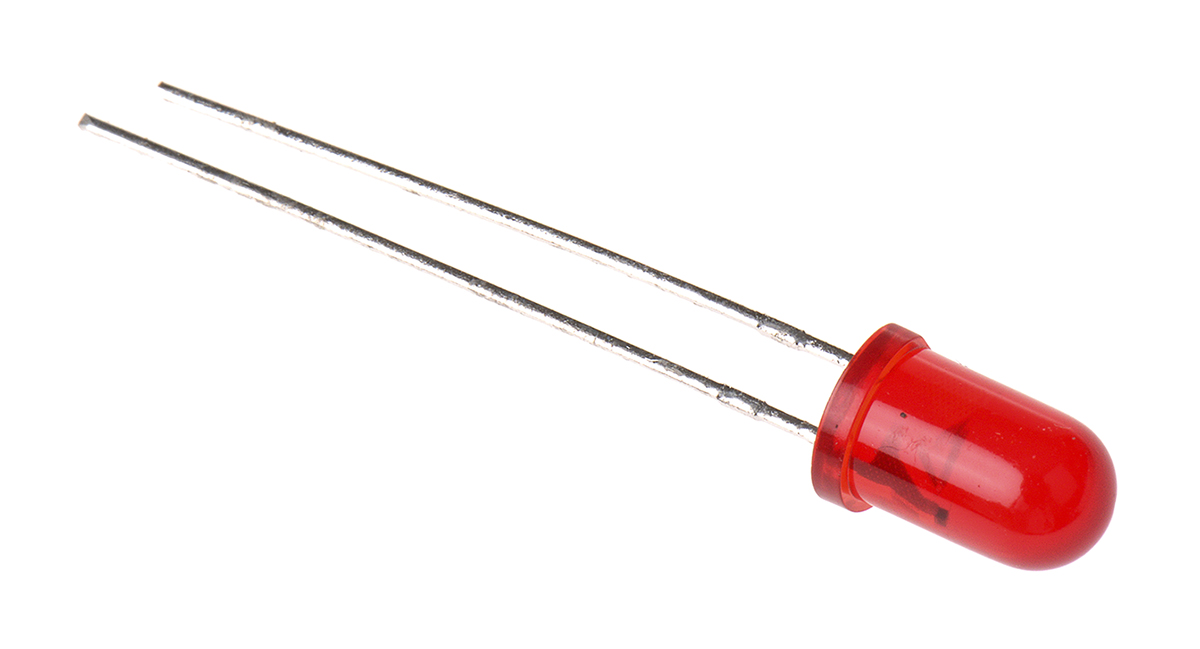 Kingbright6 V Red LED 5mm Through Hole, L-7113ID-5V