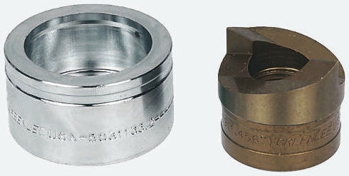 Greenlee Punch and Die Tool, 15.2mm, Circular, Hydraulic Operation