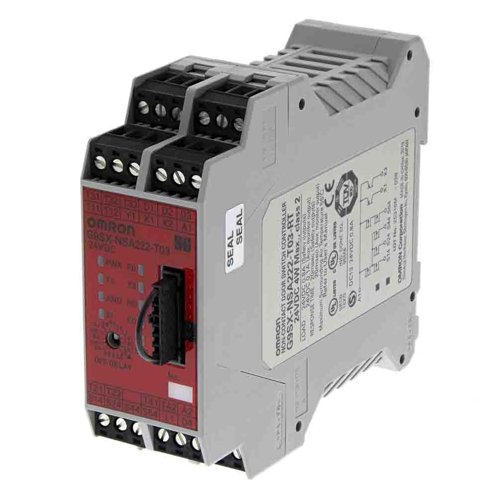 Omron 2 Auxiliary Contacts Safety Relay 24V 2 Safety Contacts