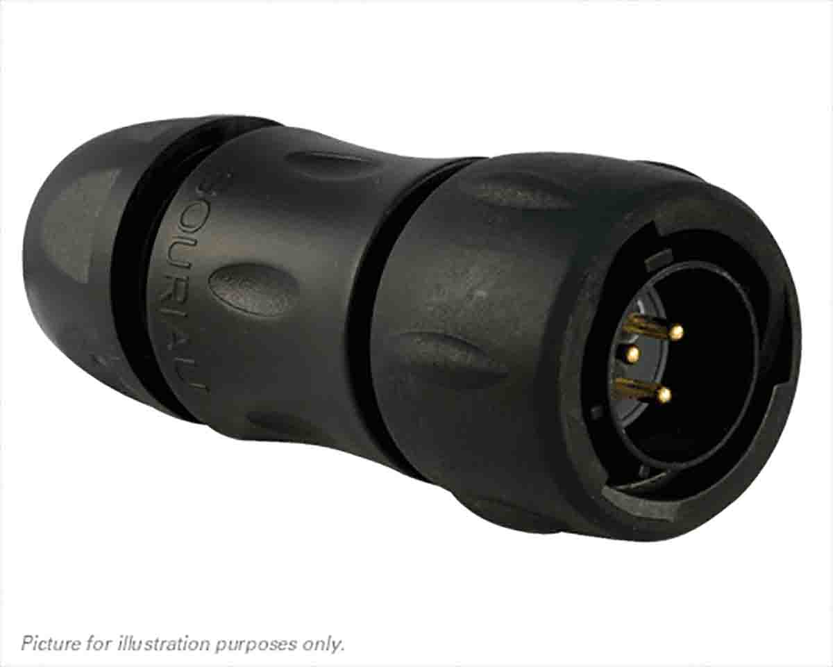 Souriau Sunbank by Eaton Circular Connector, 3 Contacts, Cable, Standard Connector, Plug, Male, IP68, IP69K, UTS Series