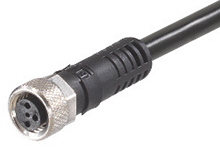 Molex Female 3 way M8 to Free End Sensor Actuator Cable, 5 m