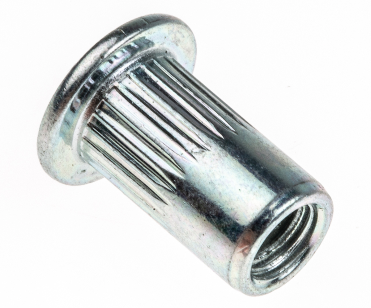 POP, 10.3mm Plain M4 Steel Tubular Rivet, 5.9mm diameter, 0.3 → 3 mm Thickness