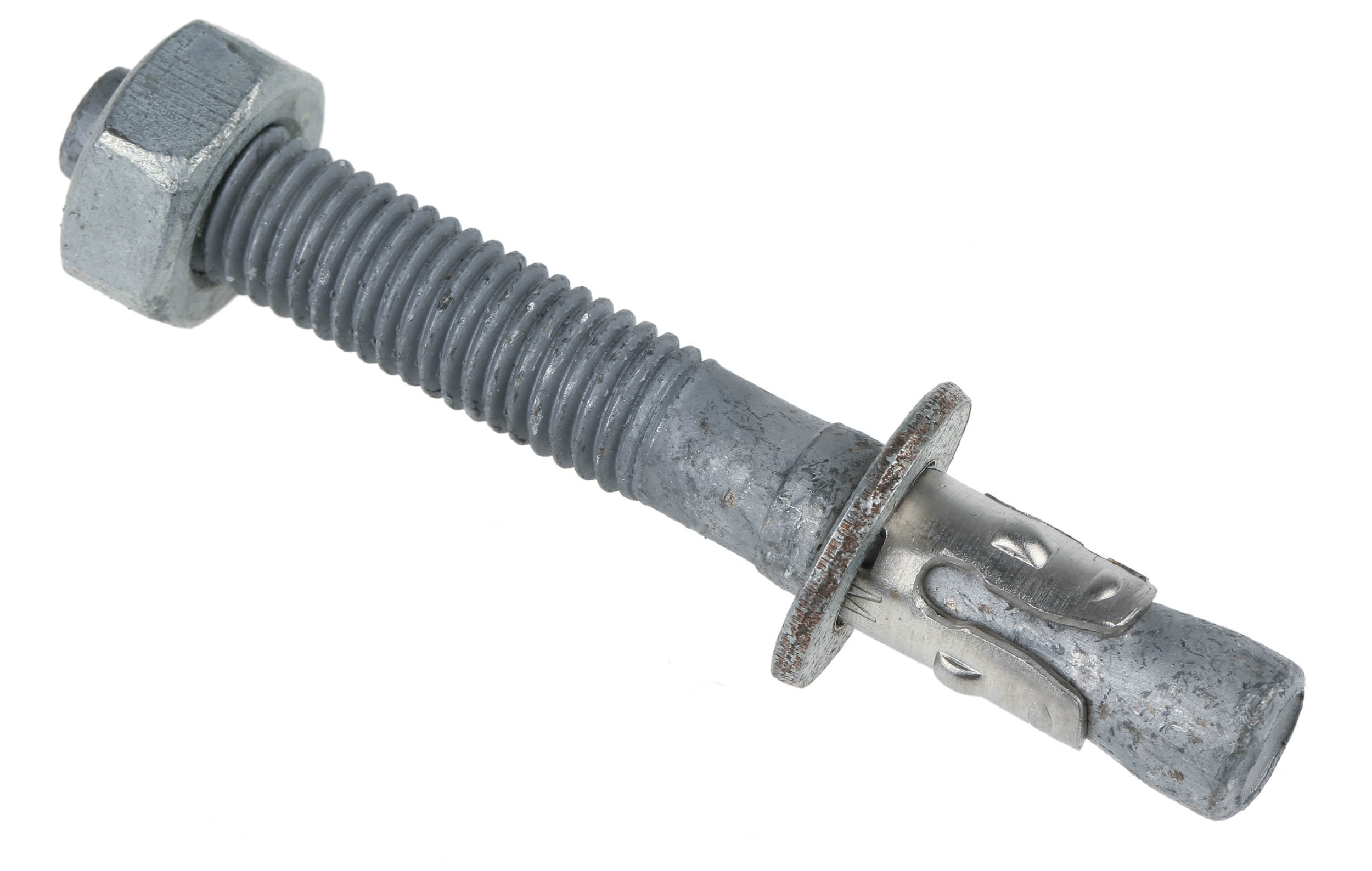 RS PRO Carbon Steel Anchor Bolt M10 x 80mm, 10mm Fixing Hole