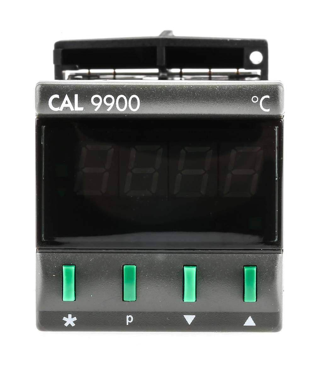 CAL 9900 PID Temperature Controller, 48 x 48 (1/16 DIN)mm, 2 Output Relay, 115 V ac Supply Voltage