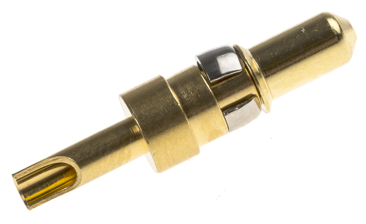 RS PRO , Straight , Male Gold , Copper Alloy , Backplane Connector Contact