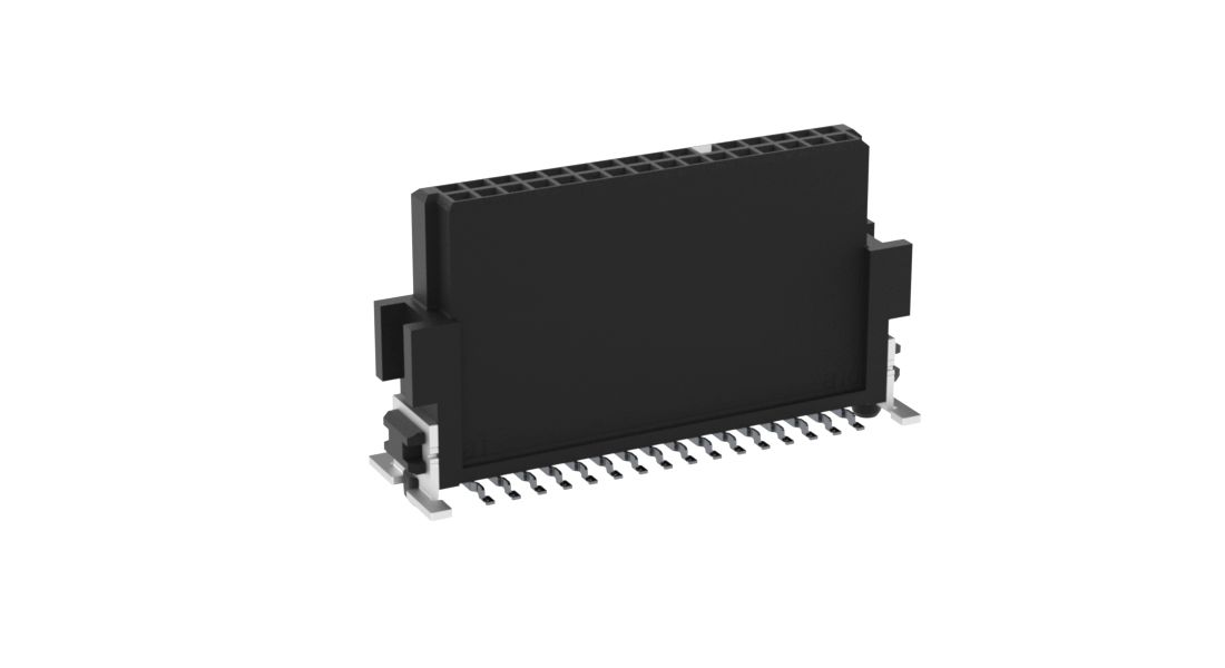 ERNI SMC Series Surface Mount PCB Socket, 32-Contact, 2-Row, 1.27mm Pitch