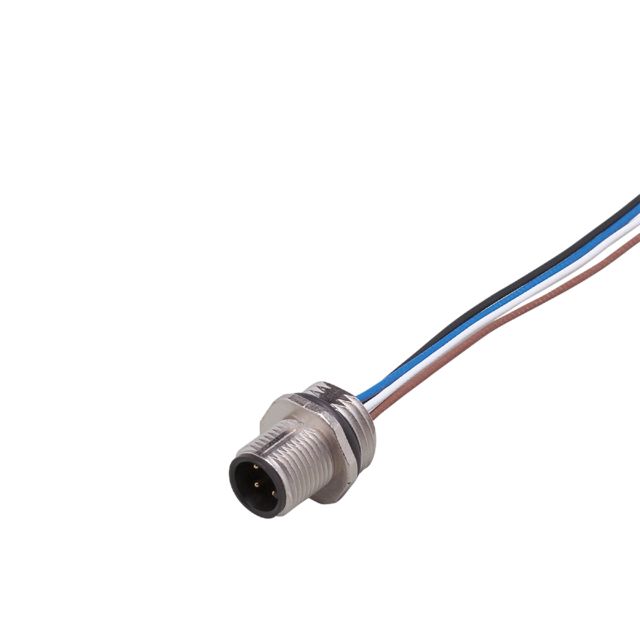 ifm electronic Circular Connector, 1 Contacts, Screw, M12 Connector, Plug, Male, IP67, E104 Series