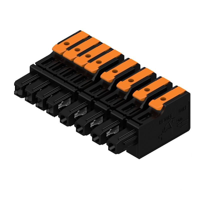 Weidmüller, 7.5mm Pitch, OMNIMATE 4.0, 8 Way, , Pluggable Terminal Block, Hybrid Header, PCB Mount, Snap In