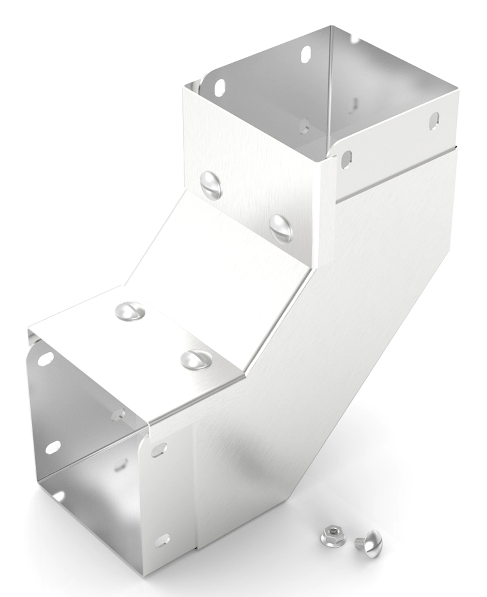 RS PRO 304 Stainless Steel Cable Trunking Accessory, 75 x 75mm