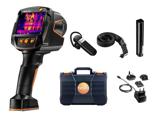 Testo 883 Bluetooth, USB 2.0 Thermal Imaging Camera, -30 → +650 °C, 320 x 240pixel Detector Resolution