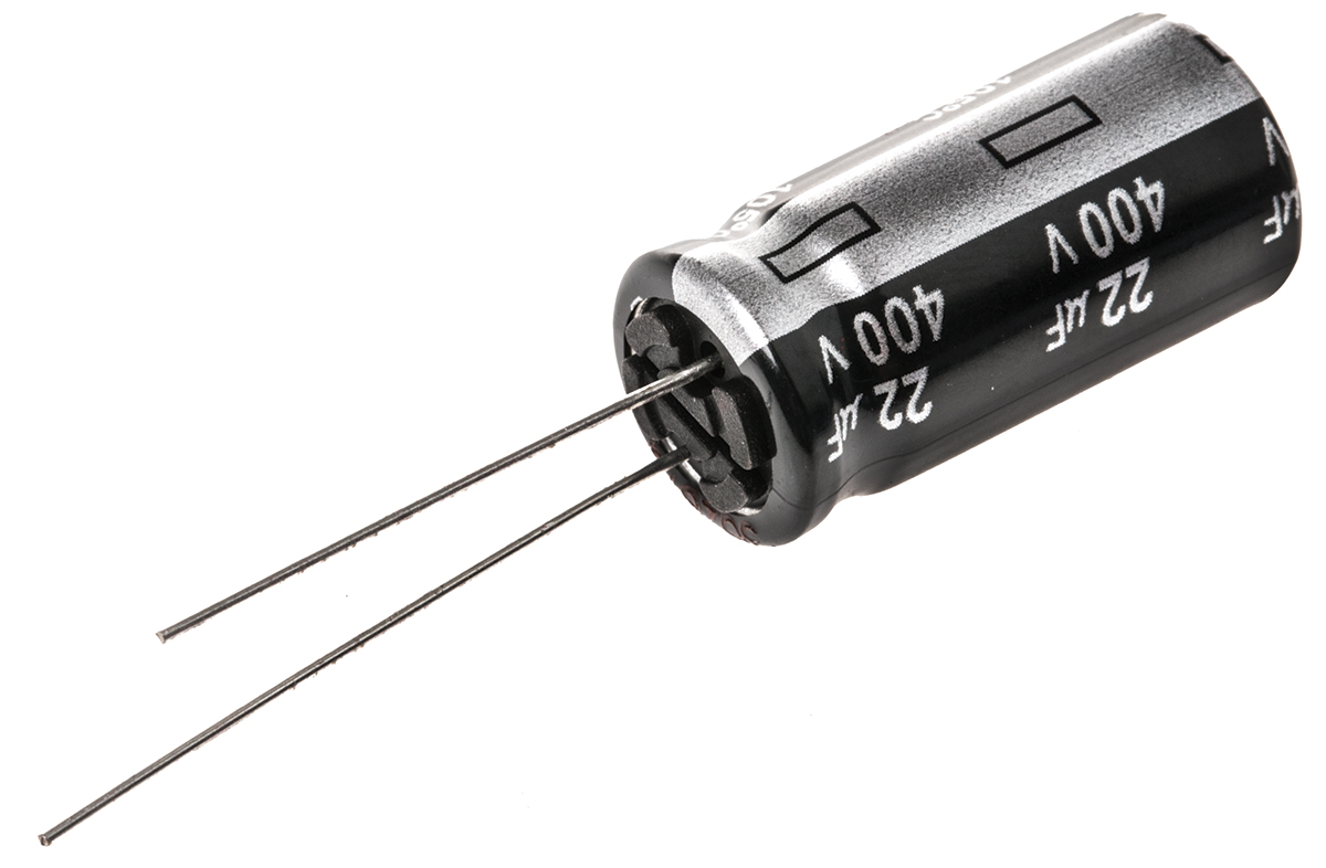 Panasonic 22μF Aluminium Electrolytic Capacitor 400V dc, Radial, Through Hole - ECA2GHG220