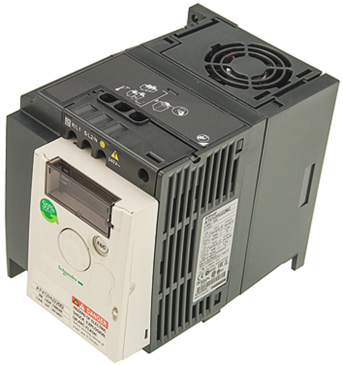 Schneider Electric Inverter Drive, 2.2 kW, 1 Phase, 230 V ac, 20.2 A, ATV 12 Series