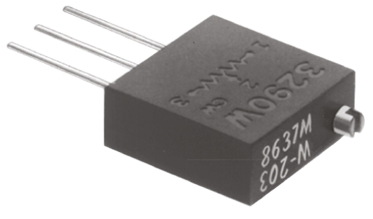 5kΩ, Through Hole Trimmer Potentiometer 1W Top Adjust Bourns, 3290