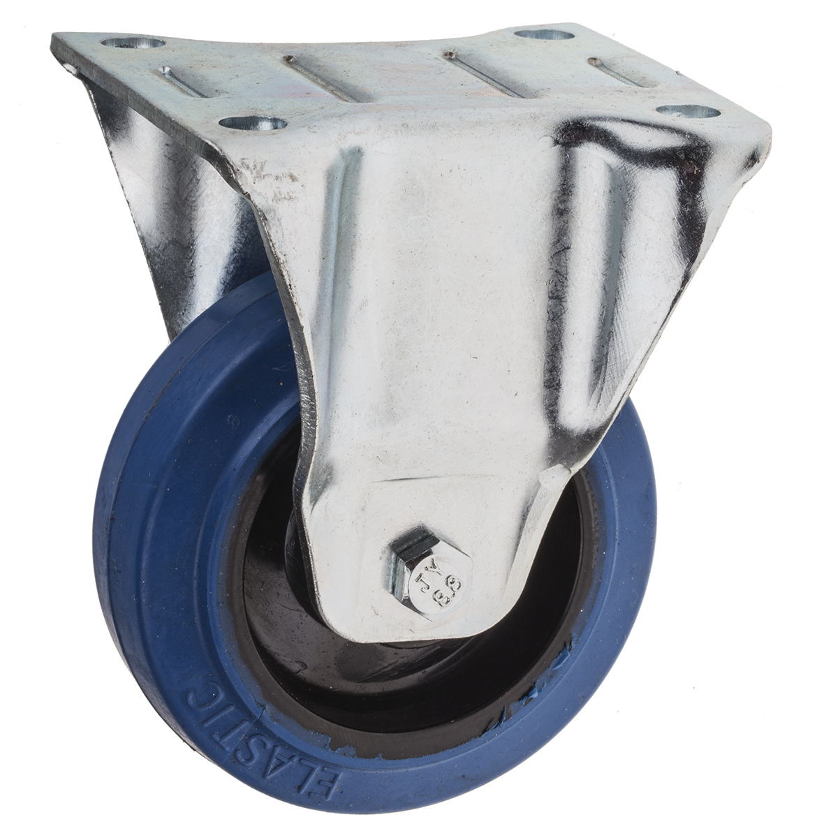 RS PRO Fixed Castor Wheel, 180kg Capacity, 100mm Wheel