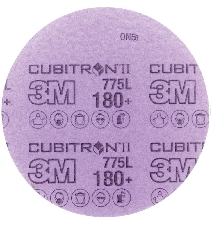 3M Cubitron™ II Ceramic Sanding Disc, 150mm, P180 Grit, 50 in pack