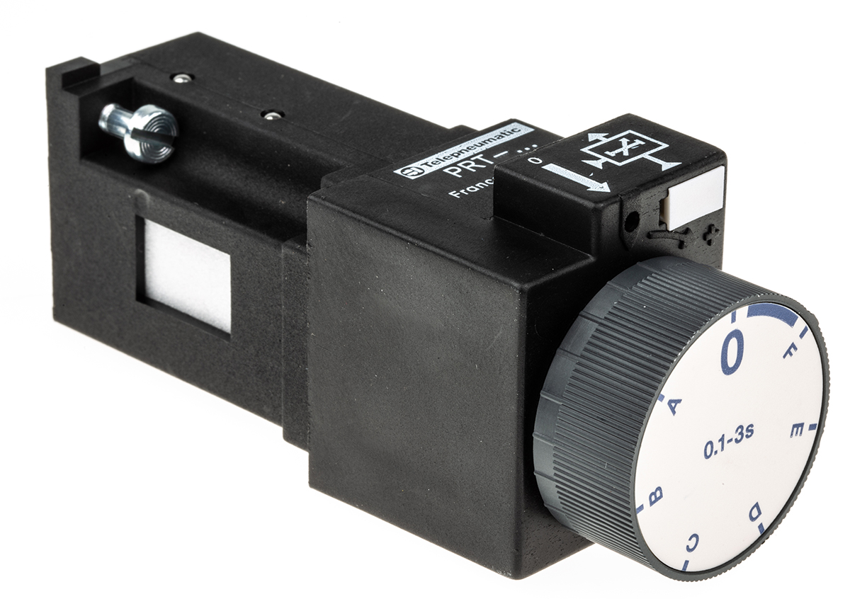 Parker PRT series 0.1s to 3s Pneumatic Timer, 8 bar max