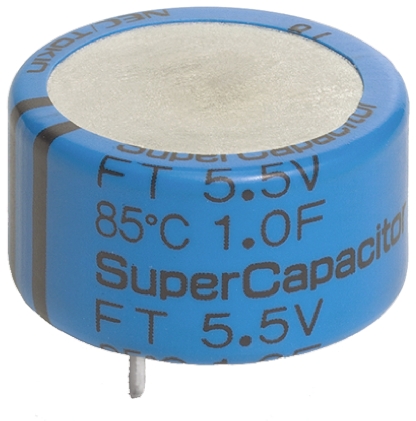 KEMET 0.1F Supercapacitor -20 → +80% Tolerance, Supercap FT 5.5V dc, Through Hole