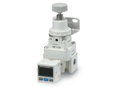 SMC G 1/2 Pneumatic Regulator - 0.01MPa to 0.8MPa, 1Mpa max. input