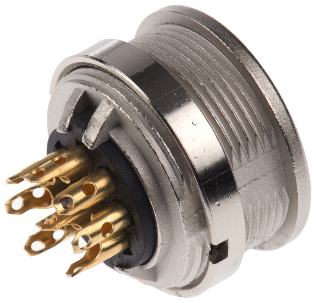 Lumberg, KFV 8 Pole M16 Din Socket, DIN EN 60529, 5A, 60 V ac IP40, Female, Panel Mount