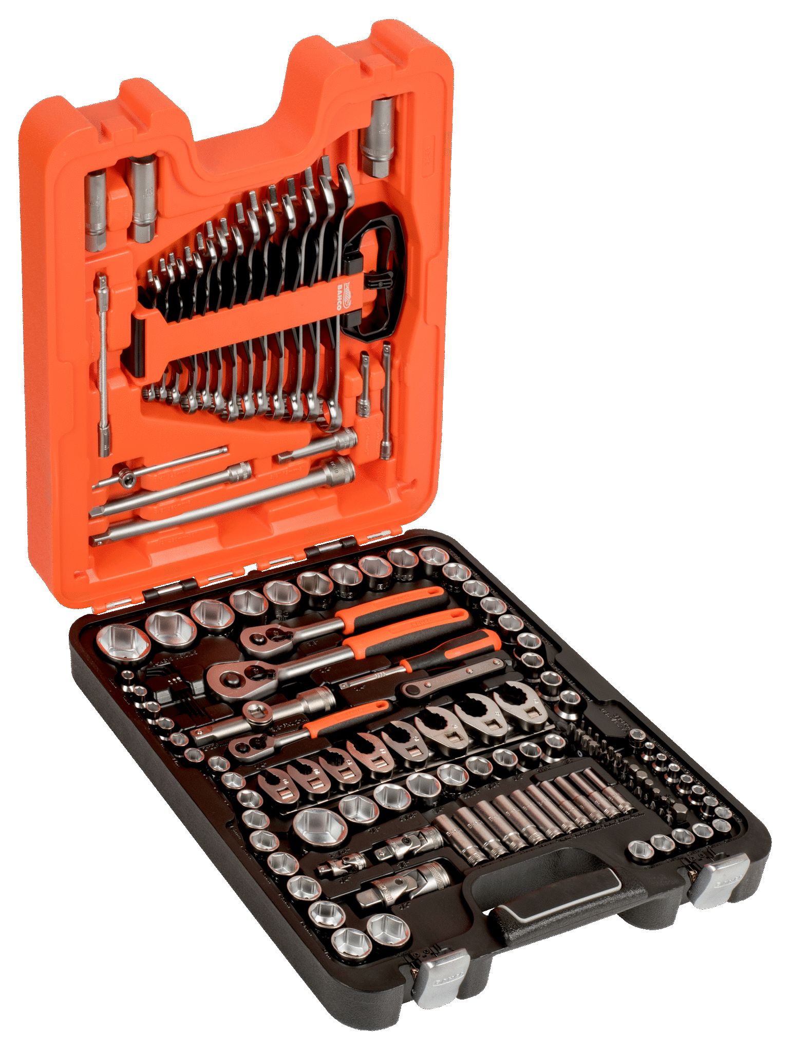 Bahco 138-Piece Imperial, Metric 1/2 in; 1/4 in; 3/8 in Deep Socket/Standard Socket/Spanner/Allen Key/Bit Set with