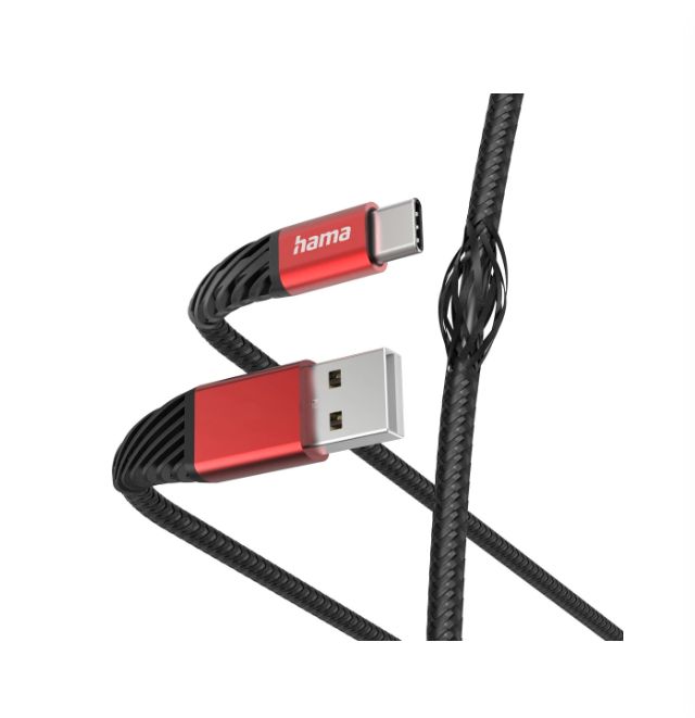 Hama USB 2.0, Male USB C to Male USB A, 480Mbps, 1.5m